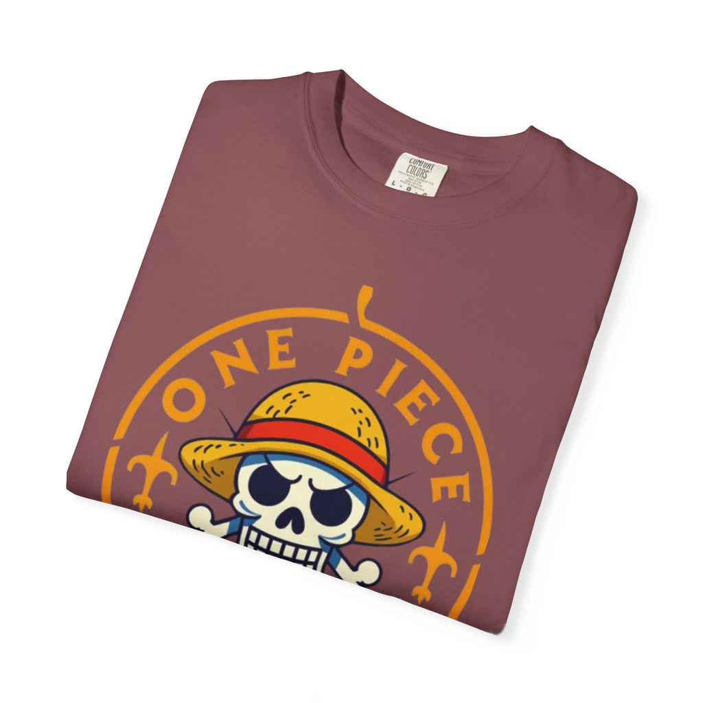 One Piece Treasures T-Shirt — Pirate Skull Straw Hat Graphic Tee