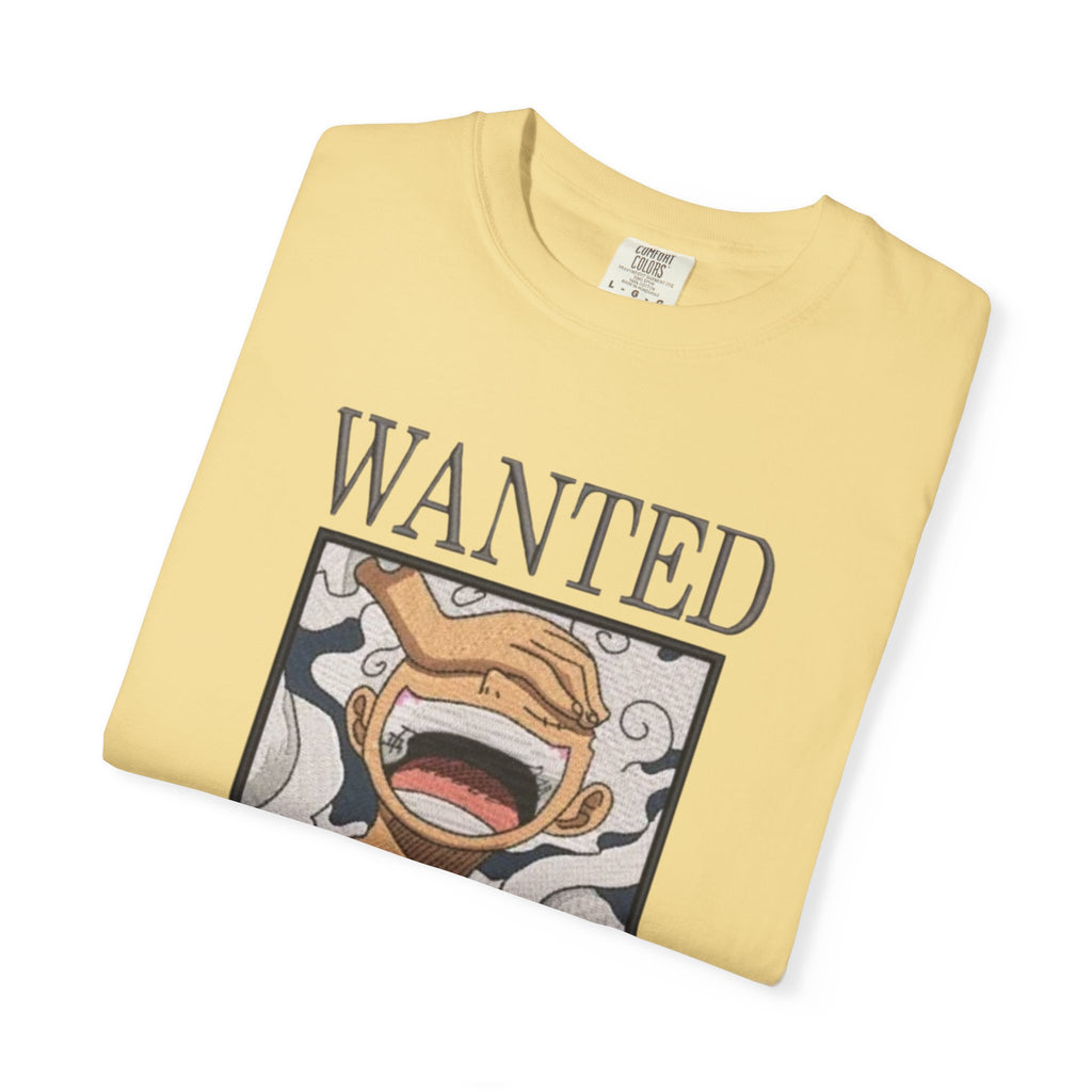 Wanted Poster T-Shirt — 'Monkey D. Luffy' Style Anime Graphic Tee