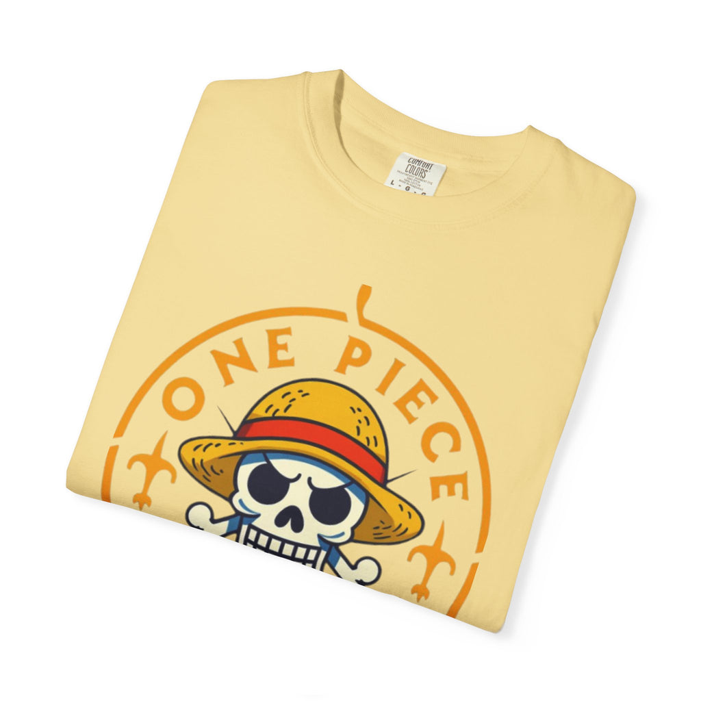 One Piece Treasures T-Shirt — Pirate Skull Straw Hat Graphic Tee