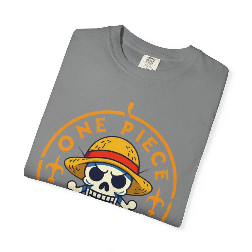 One Piece Treasures T-Shirt — Pirate Skull Straw Hat Graphic Tee
