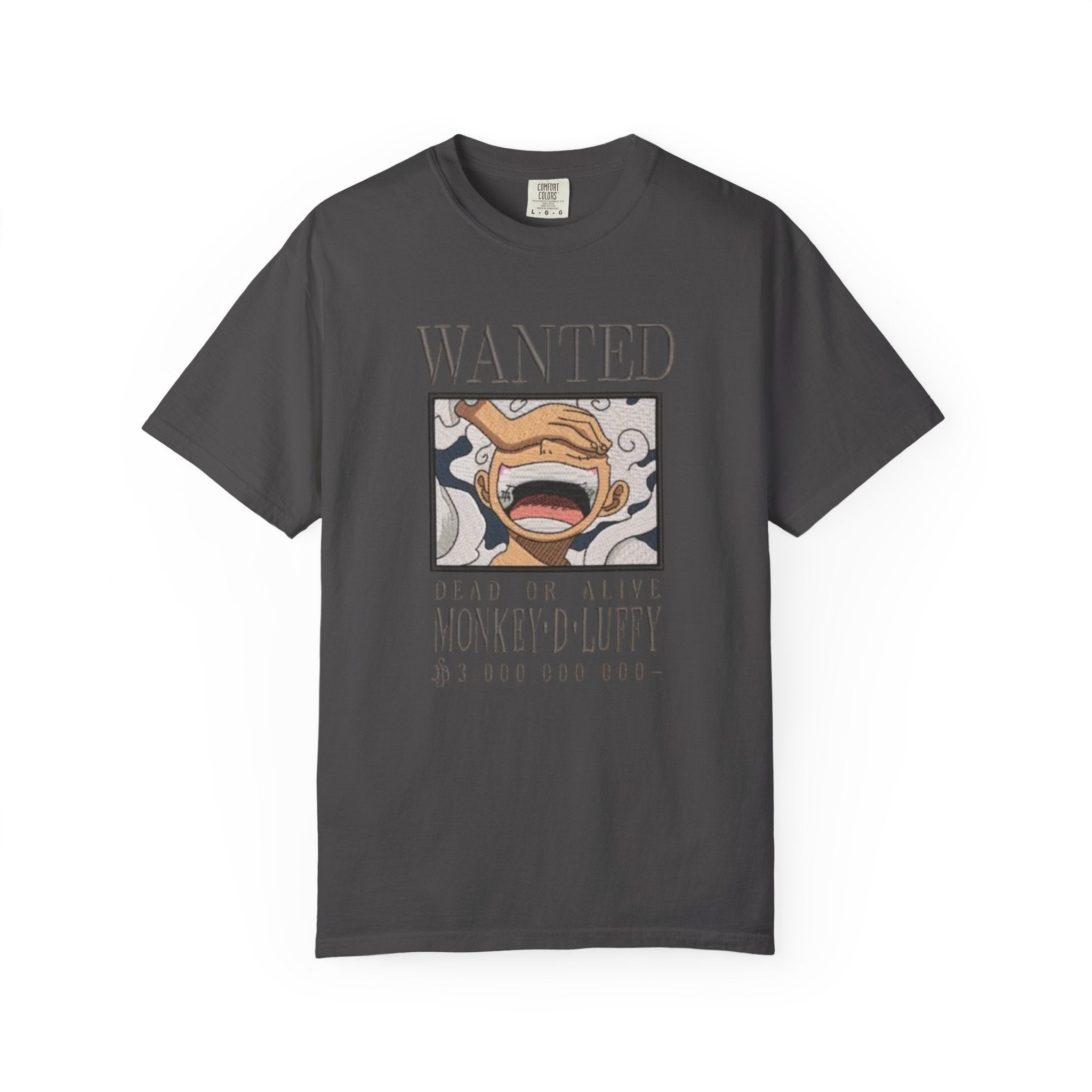 Wanted Poster T-Shirt — 'Monkey D. Luffy' Style Anime Graphic Tee