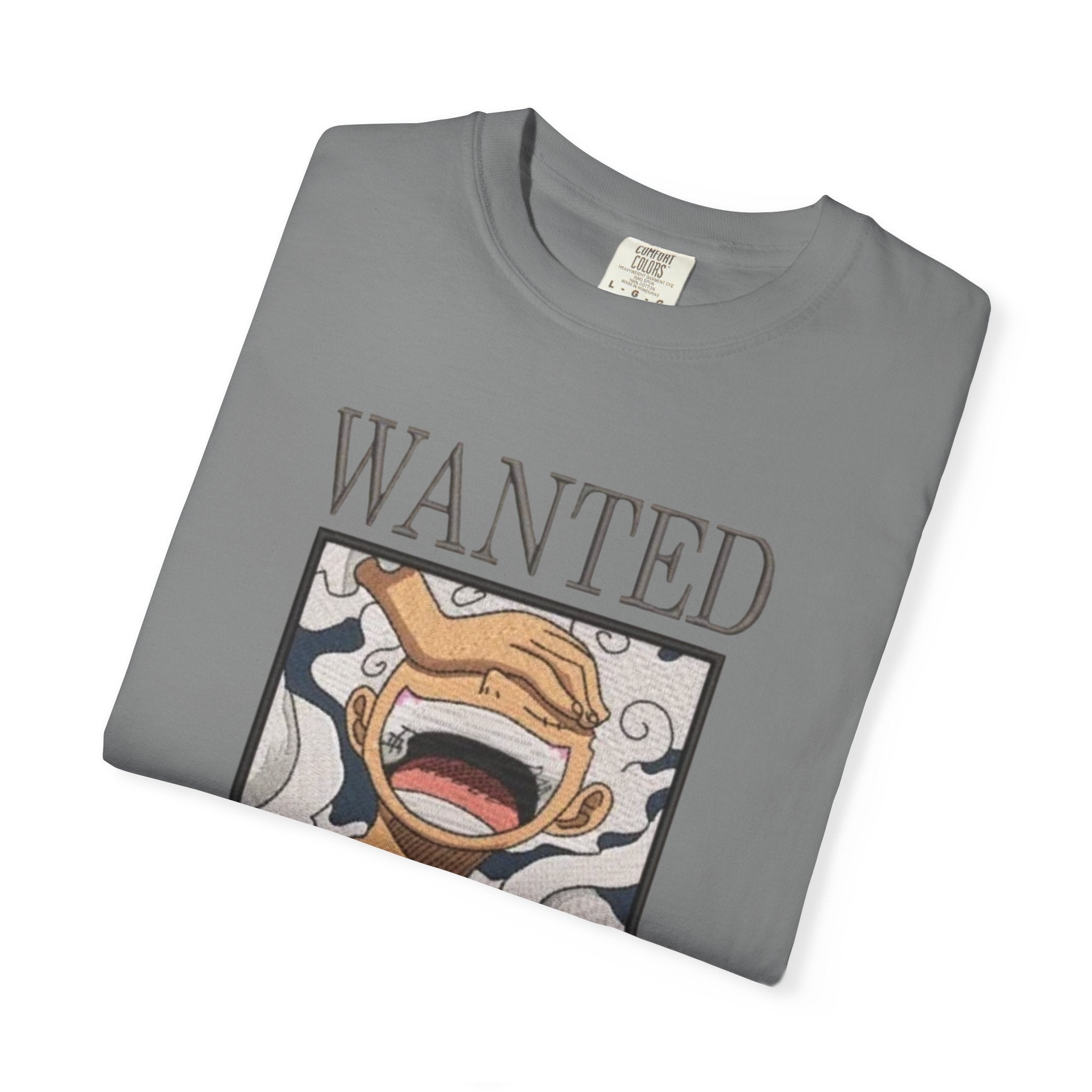 Wanted Poster T-Shirt — 'Monkey D. Luffy' Style Anime Graphic Tee