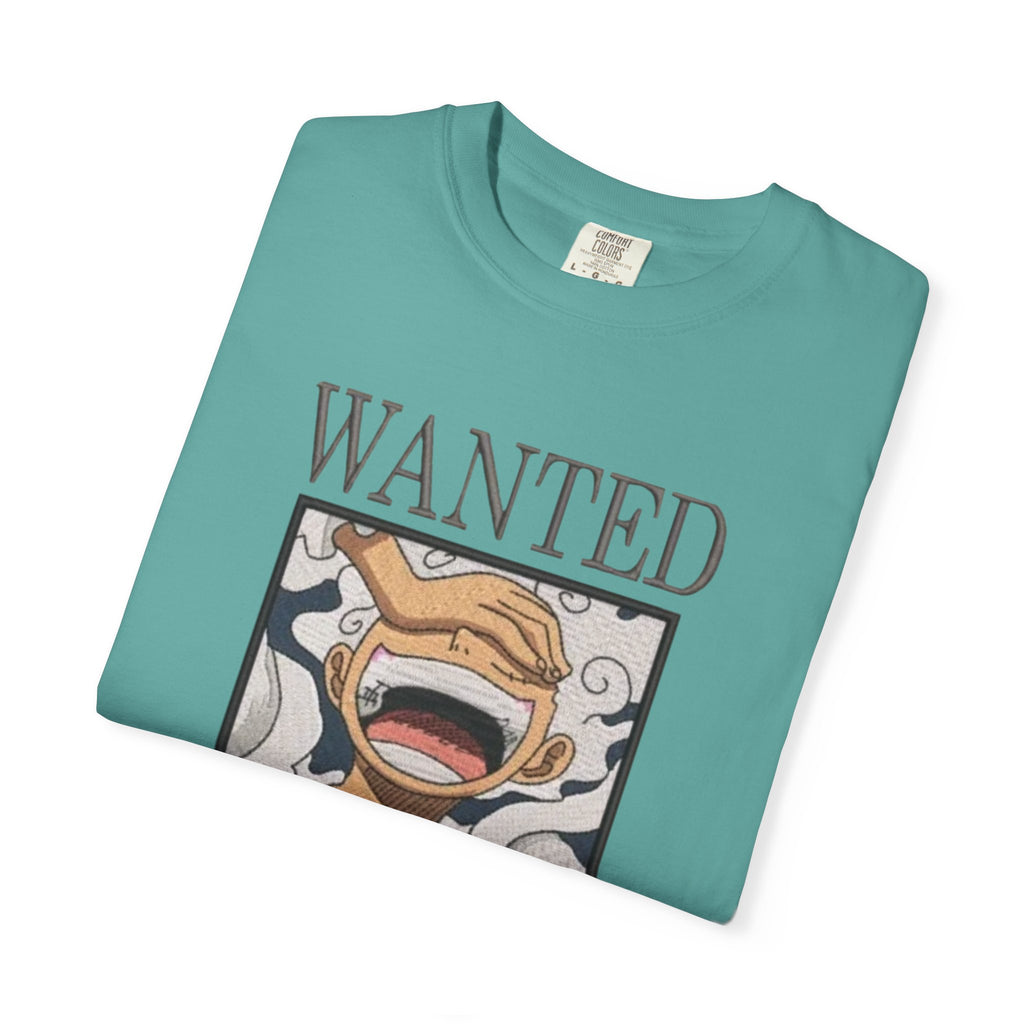 Wanted Poster T-Shirt — 'Monkey D. Luffy' Style Anime Graphic Tee