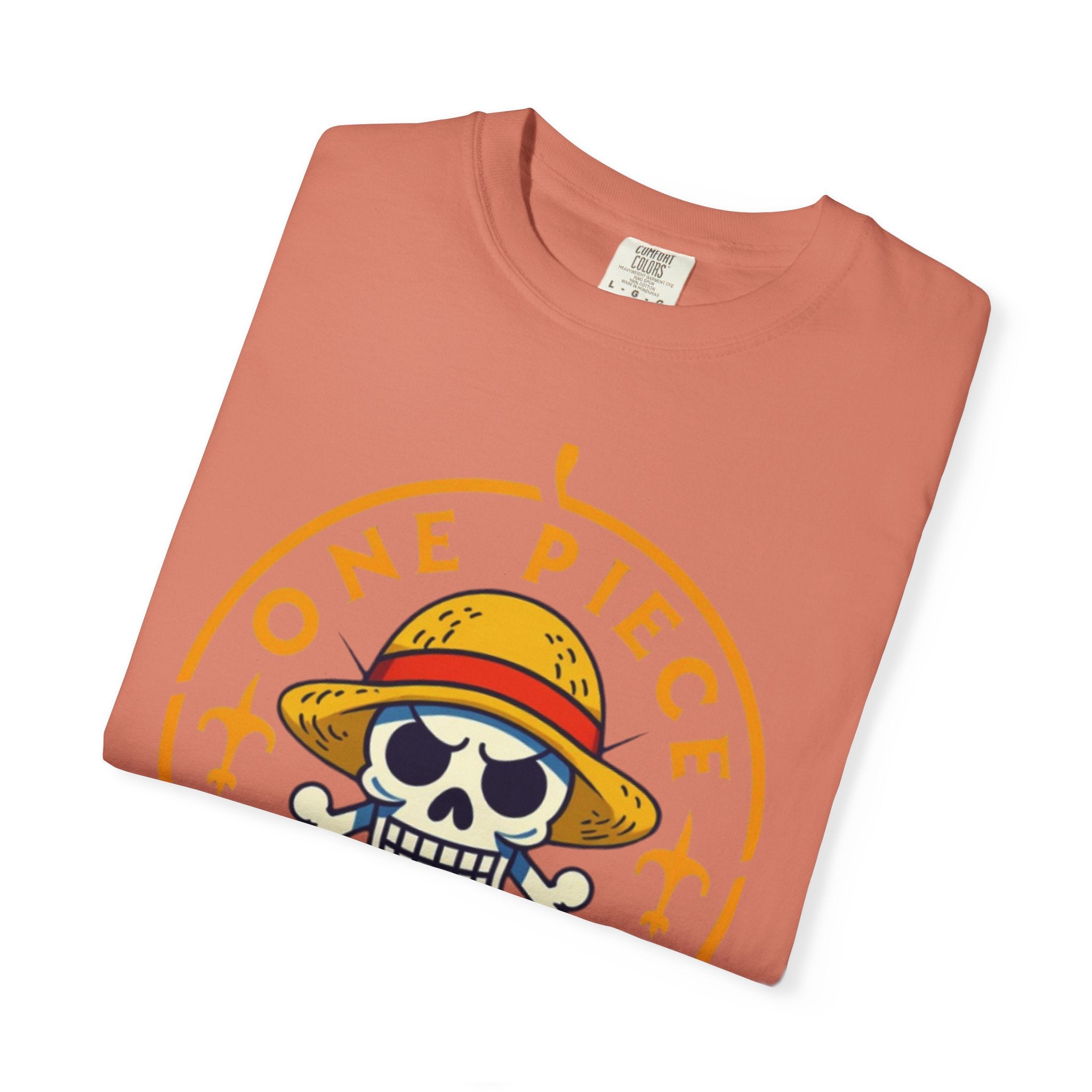 One Piece Treasures T-Shirt — Pirate Skull Straw Hat Graphic Tee