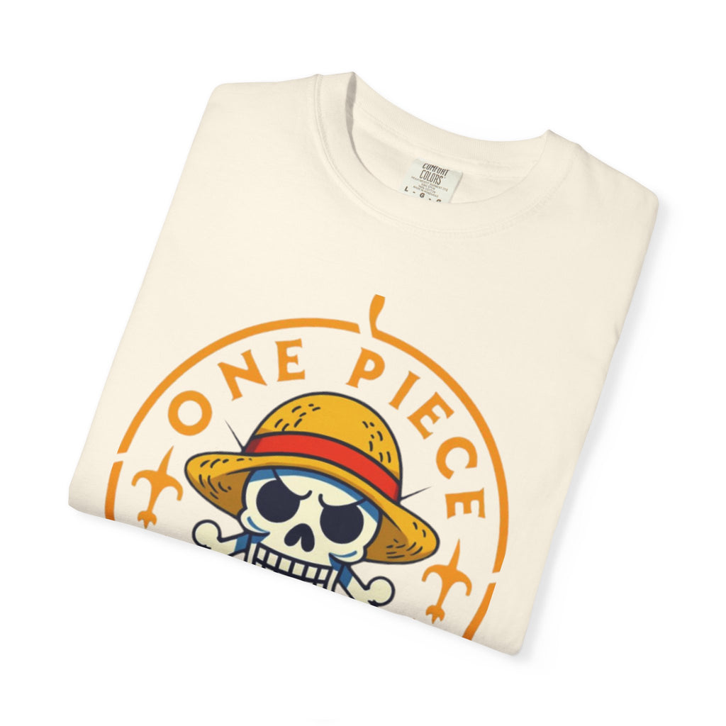 One Piece Treasures T-Shirt — Pirate Skull Straw Hat Graphic Tee