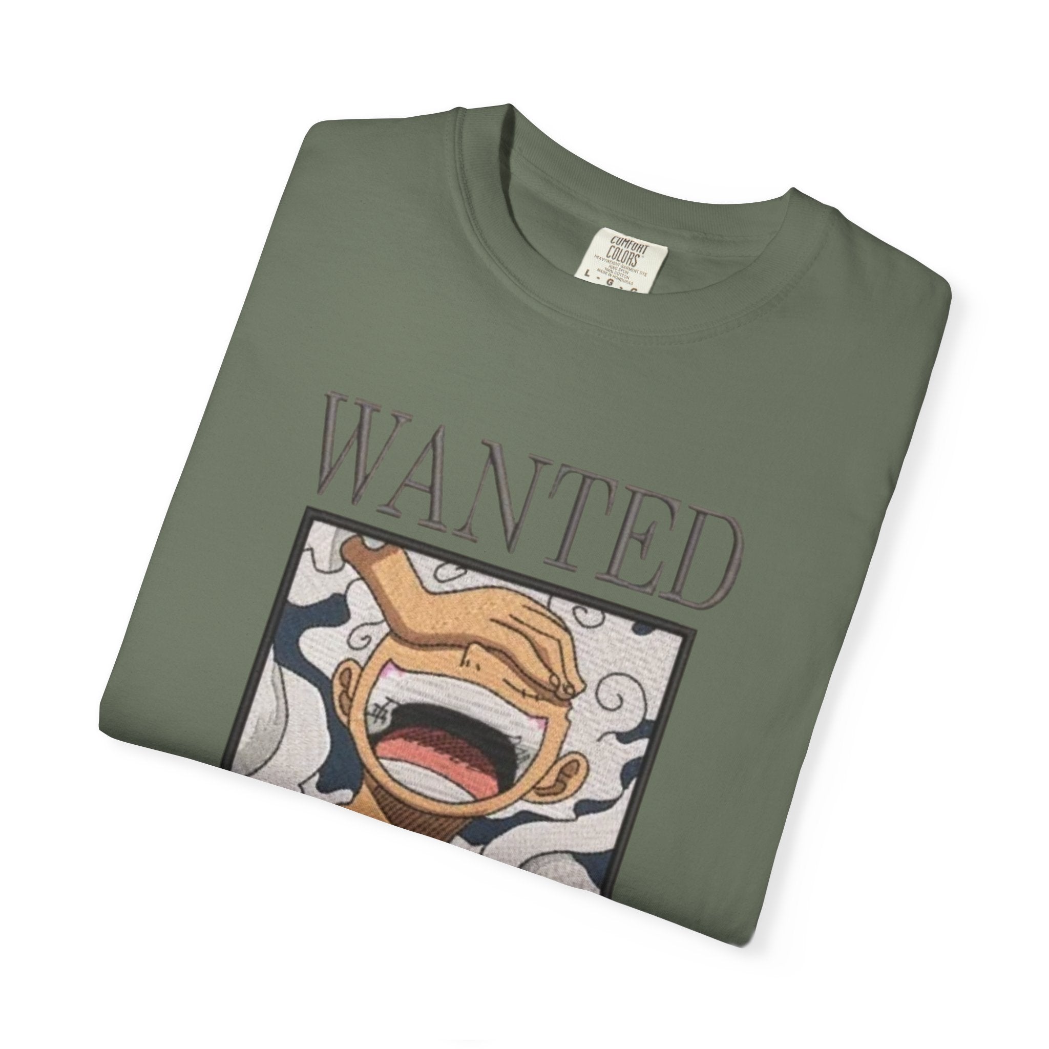 Wanted Poster T-Shirt — 'Monkey D. Luffy' Style Anime Graphic Tee