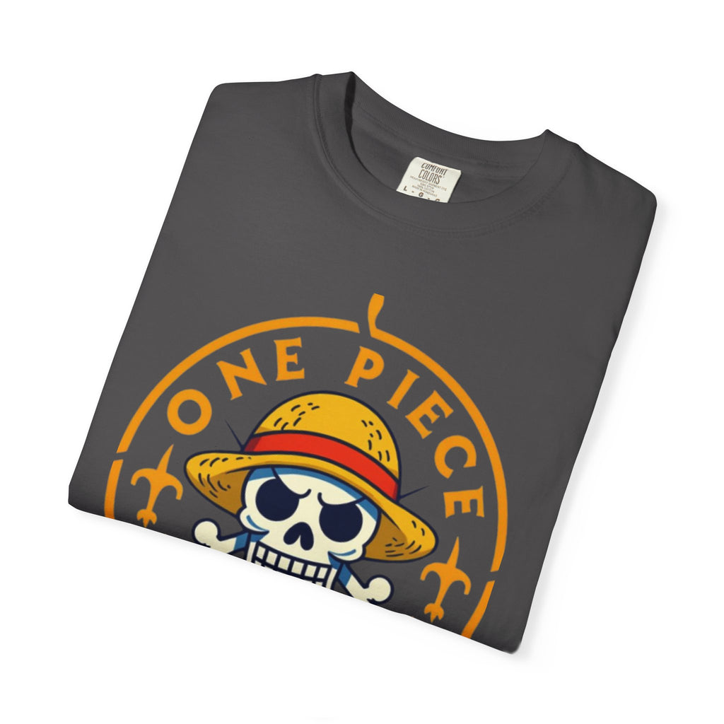 One Piece Treasures T-Shirt — Pirate Skull Straw Hat Graphic Tee