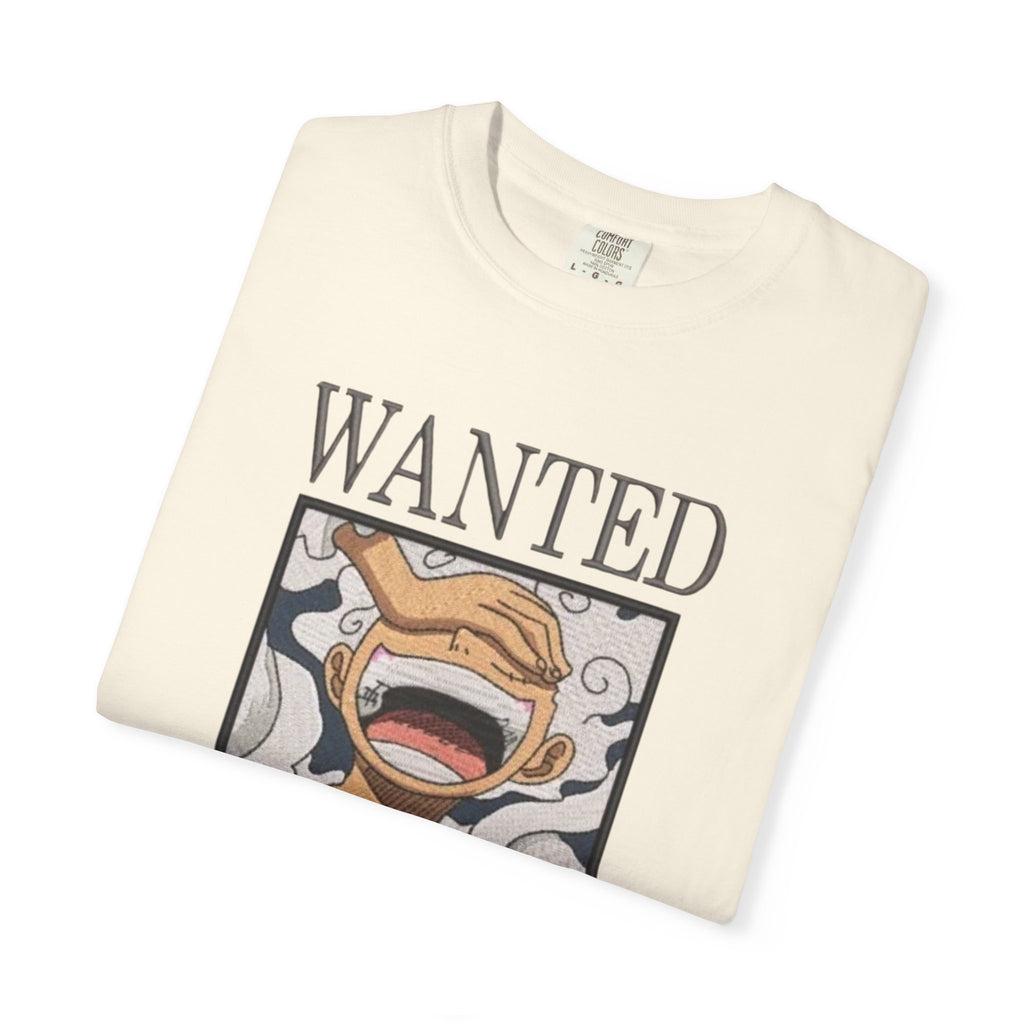 Wanted Poster T-Shirt — 'Monkey D. Luffy' Style Anime Graphic Tee