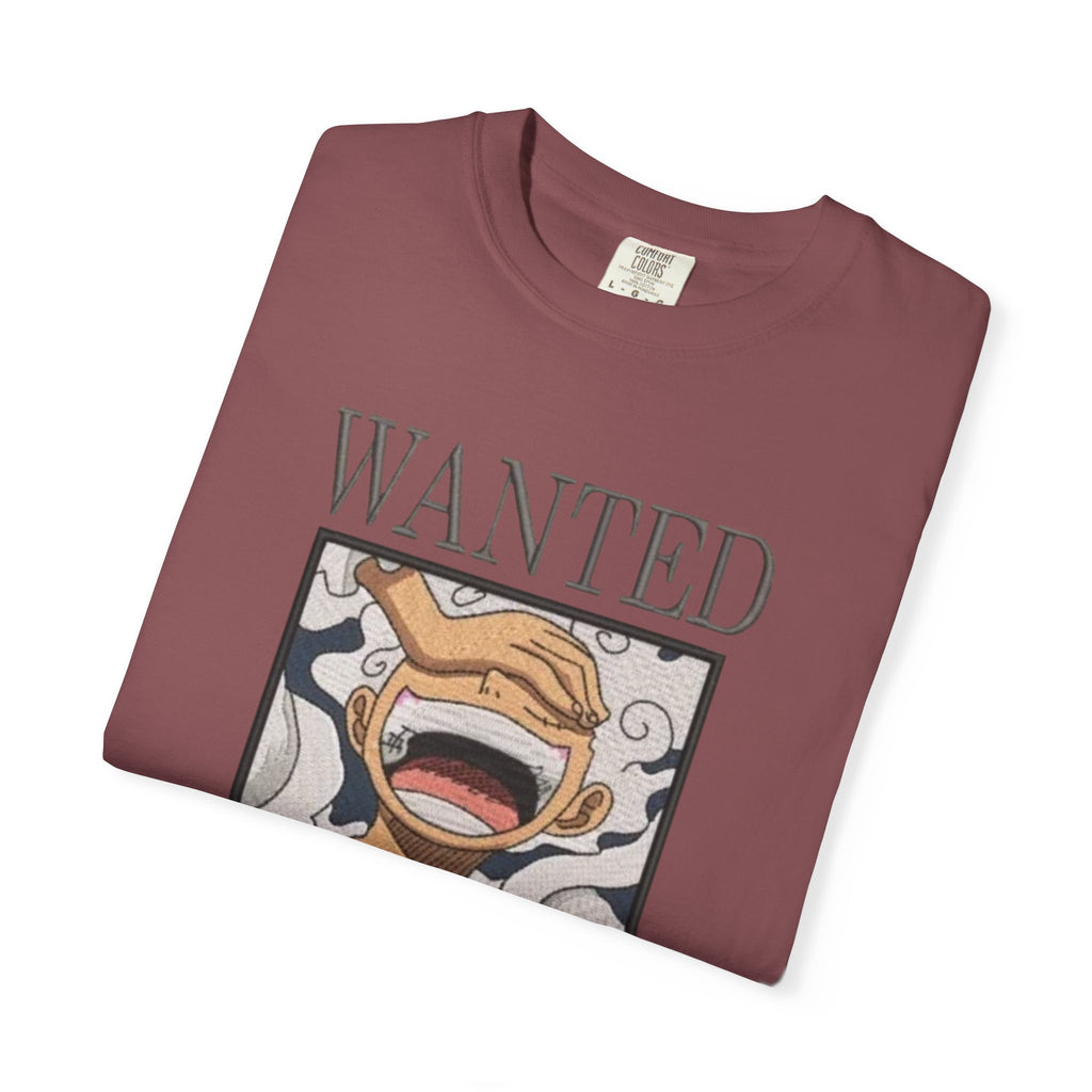 Wanted Poster T-Shirt — 'Monkey D. Luffy' Style Anime Graphic Tee
