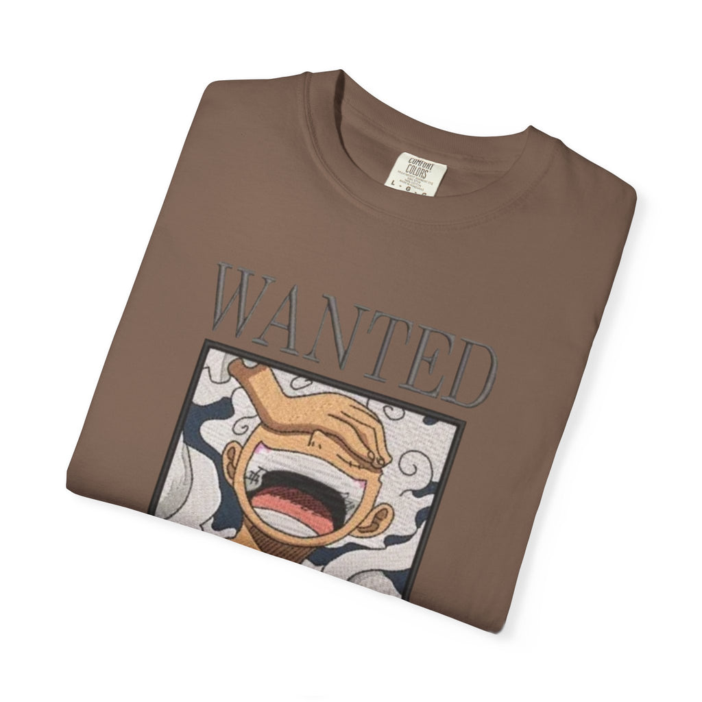 Wanted Poster T-Shirt — 'Monkey D. Luffy' Style Anime Graphic Tee