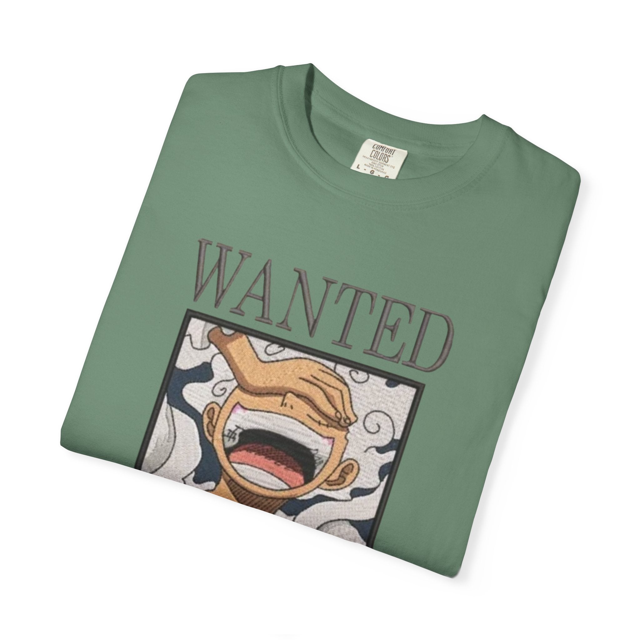 Wanted Poster T-Shirt — 'Monkey D. Luffy' Style Anime Graphic Tee