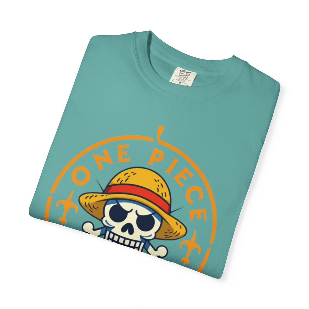 One Piece Treasures T-Shirt — Pirate Skull Straw Hat Graphic Tee
