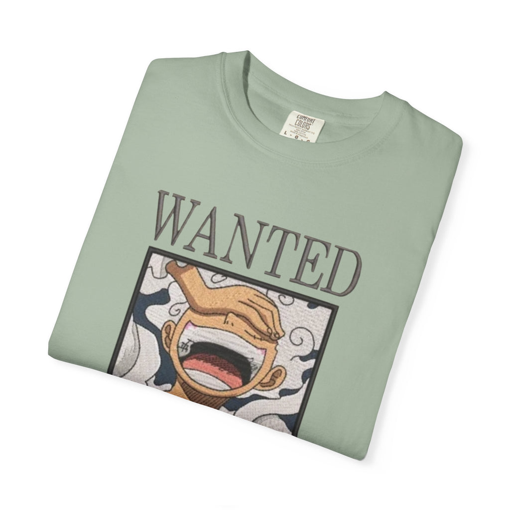 Wanted Poster T-Shirt — 'Monkey D. Luffy' Style Anime Graphic Tee