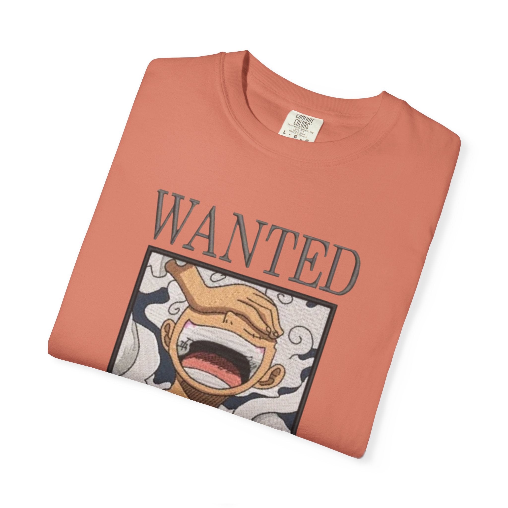 Wanted Poster T-Shirt — 'Monkey D. Luffy' Style Anime Graphic Tee