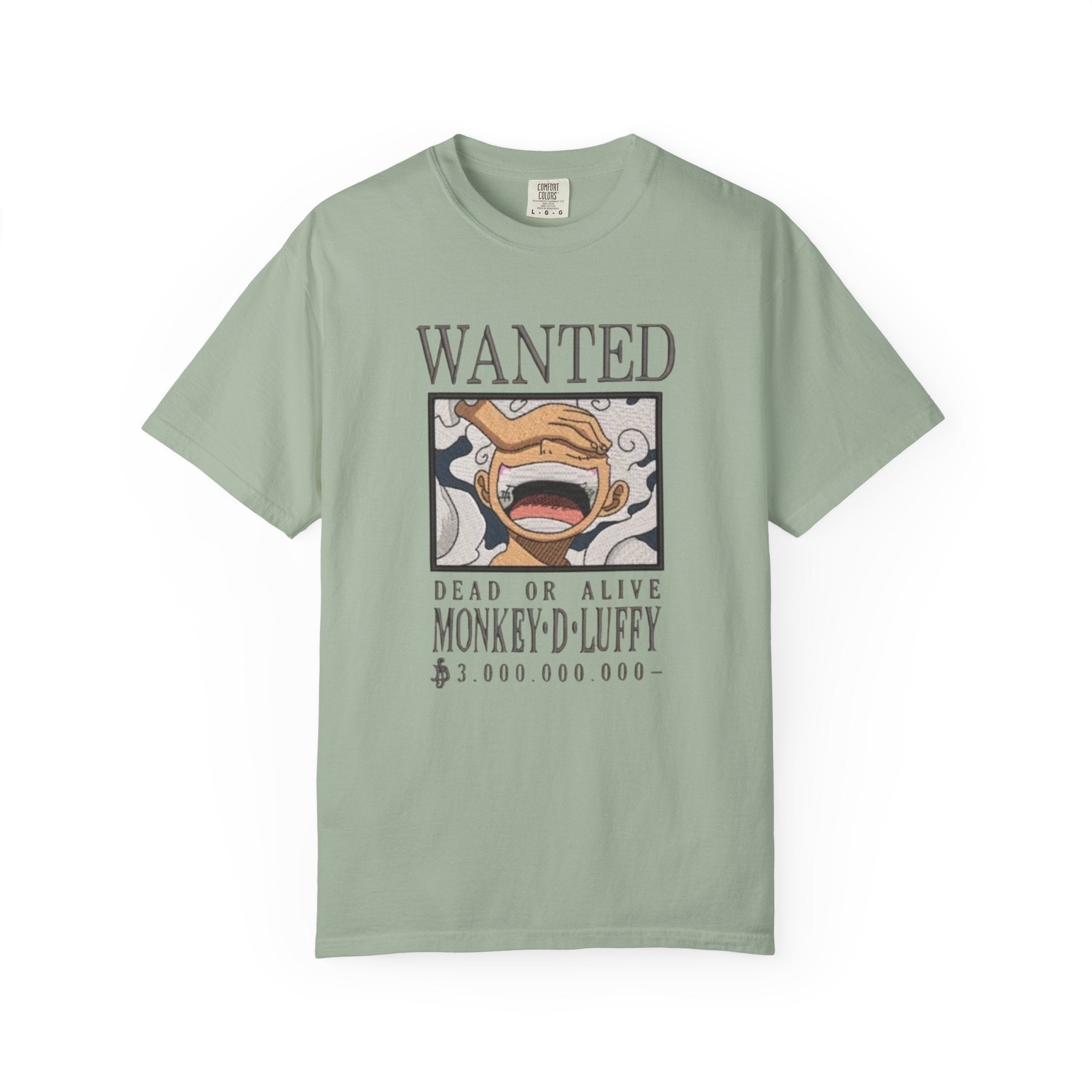Wanted Poster T-Shirt — 'Monkey D. Luffy' Style Anime Graphic Tee