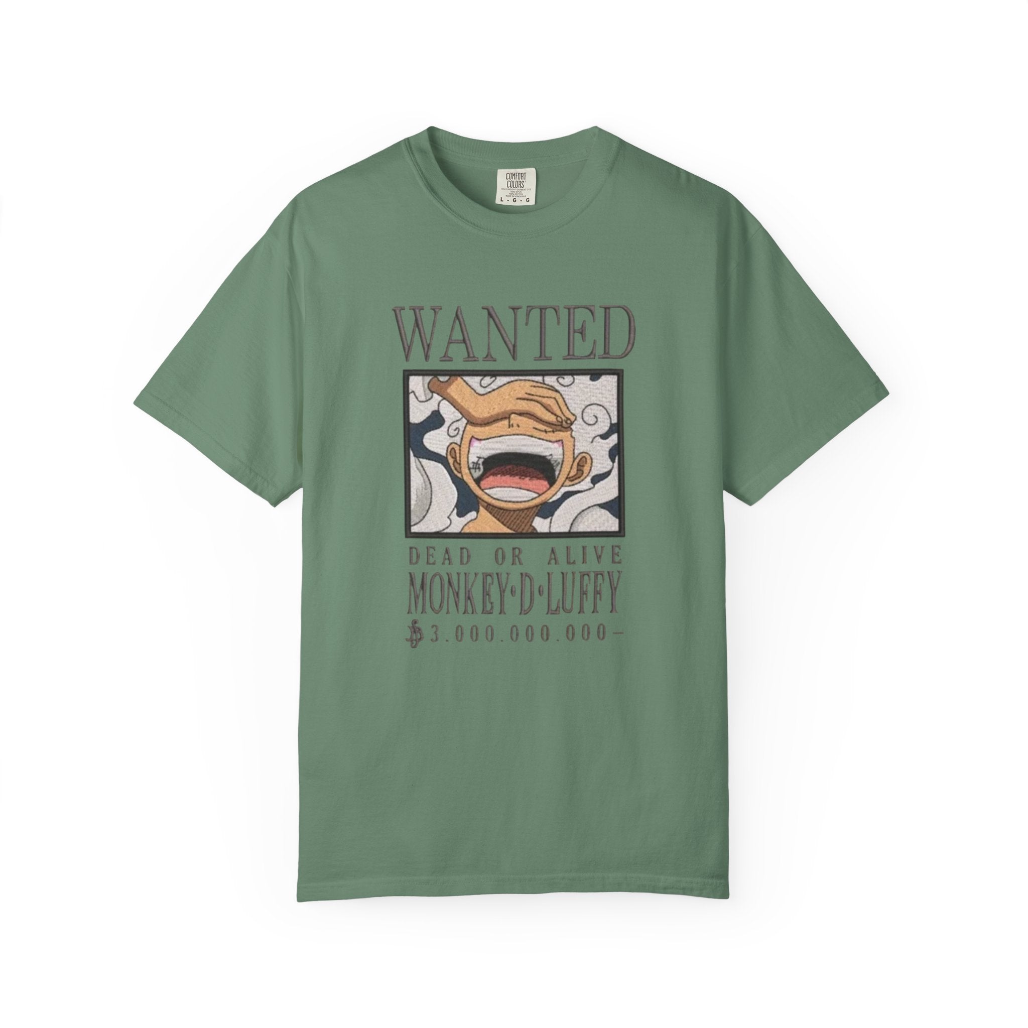 Wanted Poster T-Shirt — 'Monkey D. Luffy' Style Anime Graphic Tee