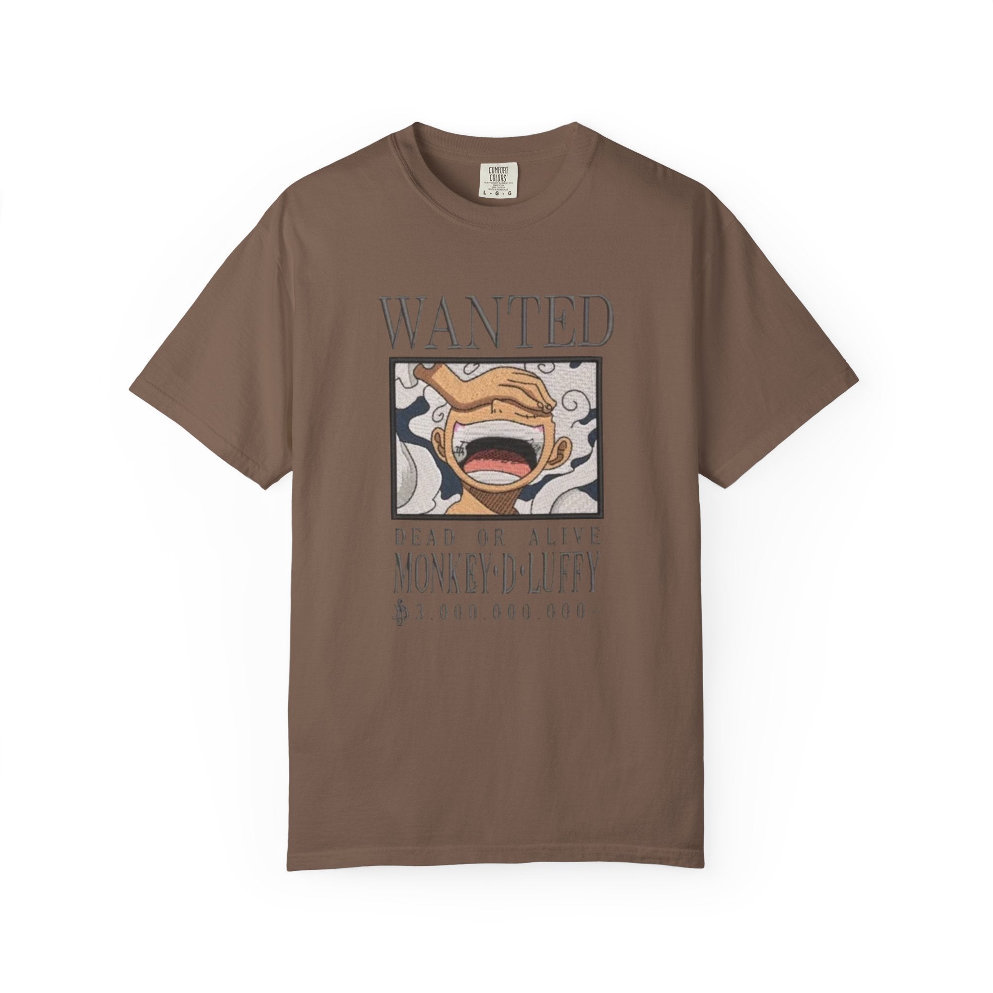 Wanted Poster T-Shirt — 'Monkey D. Luffy' Style Anime Graphic Tee