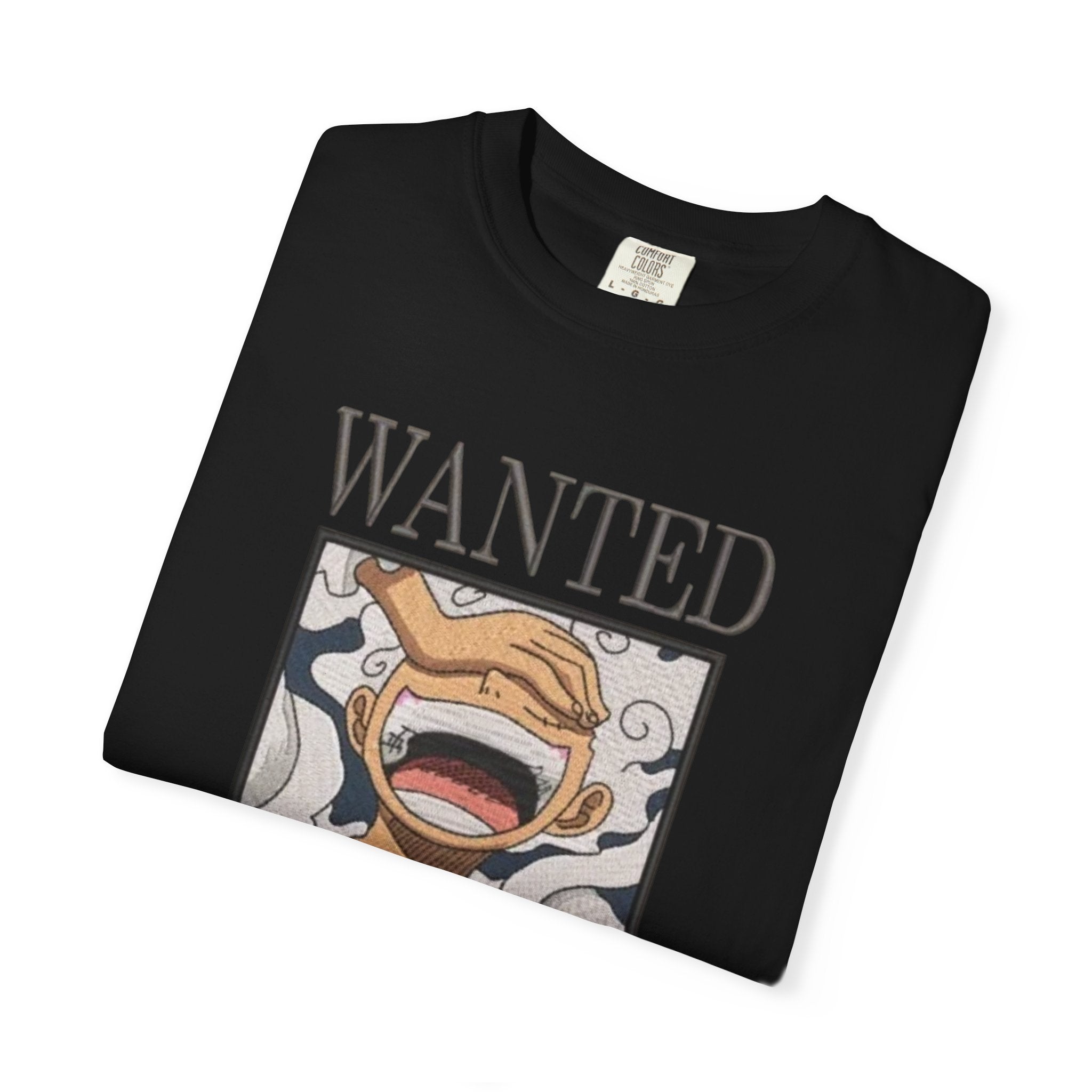 Wanted Poster T-Shirt — 'Monkey D. Luffy' Style Anime Graphic Tee