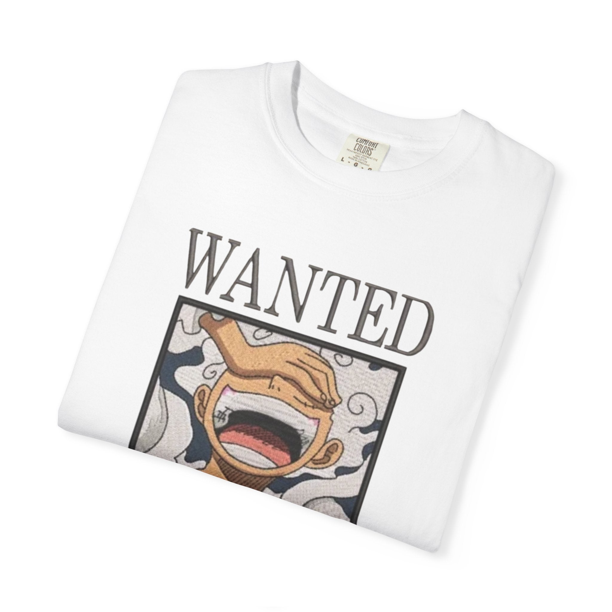 Wanted Poster T-Shirt — 'Monkey D. Luffy' Style Anime Graphic Tee